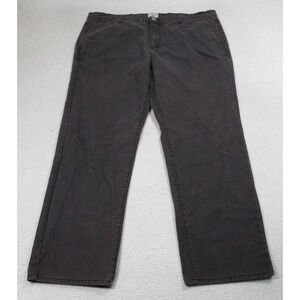 Rustic Dime Pants Mens 38x28‎ Gray Canvas Chino Made In USA Workwear Durable